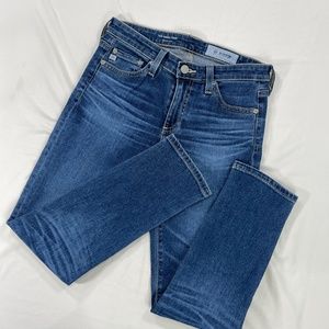 AG Adriano Goldschmied Jeans Womens 25 Crop Dark Wash Prima Cigarette